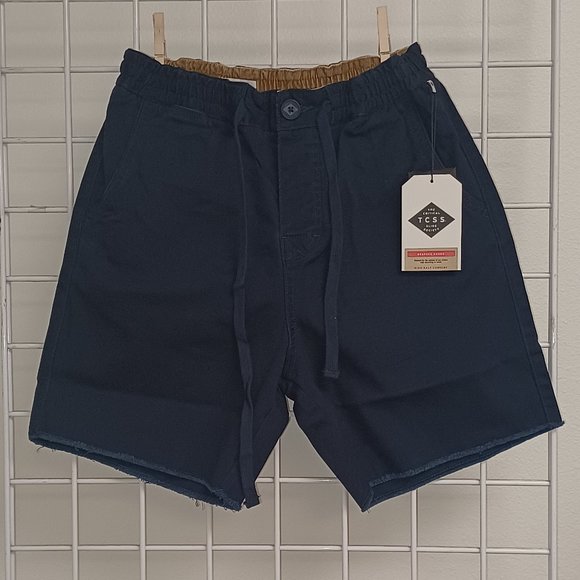 Critical Slide Society Men's Shorts- Mr Lazy Walk Short - Indigo - Picture 1 of 4